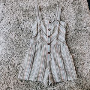 REBELLION STRIPED MULTI COLOR ROMPER